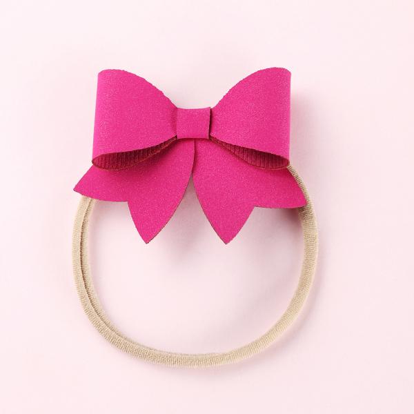 Bentita cu fundita Jeannot (Fuchsia)