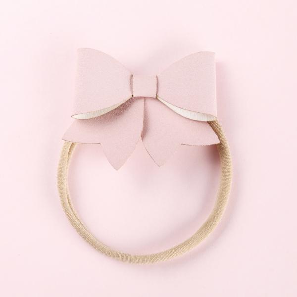 Bentita cu fundita Jeannot (Roz pal)